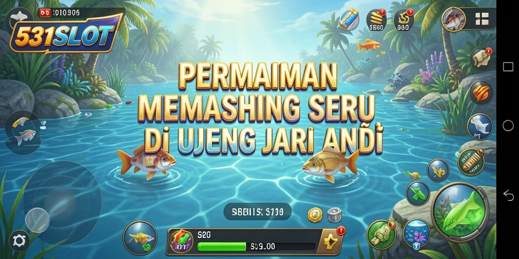 Screenshot 531SLOT menunjukkan aksi memancing yang mendebarkan.