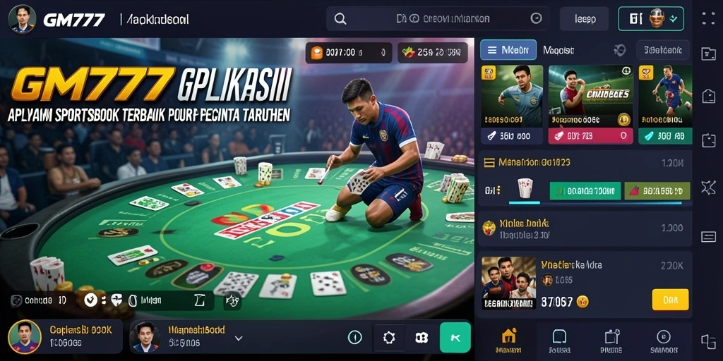 Tampilan menarik dari gameplay Sportsbook di GM777.