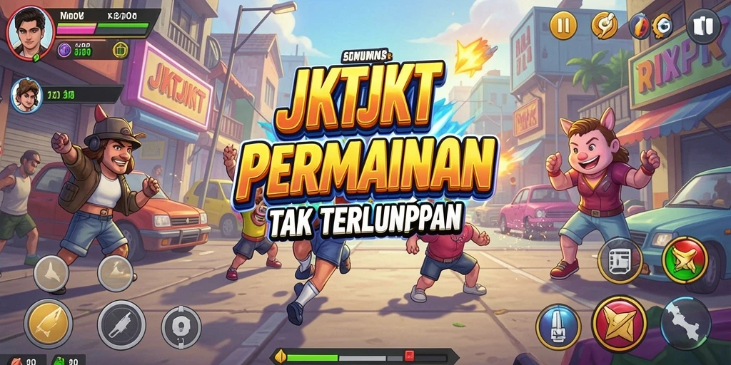 Tangkapan layar dari JKTJKT menampilkan gameplay seru dengan grafik menarik.