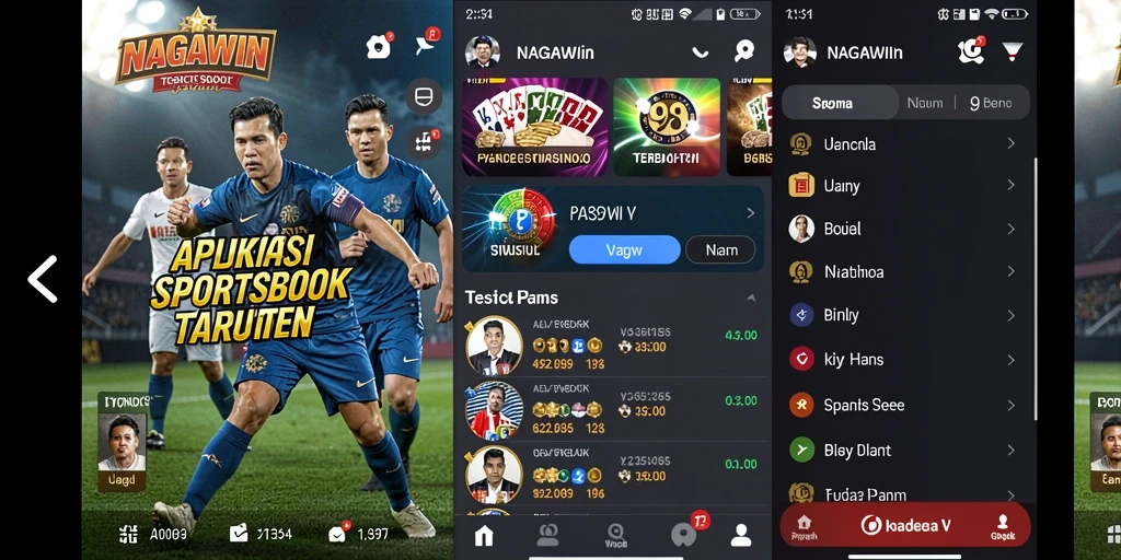 Tampilan menarik dari gameplay NAGAWIN dalam sportsbook.