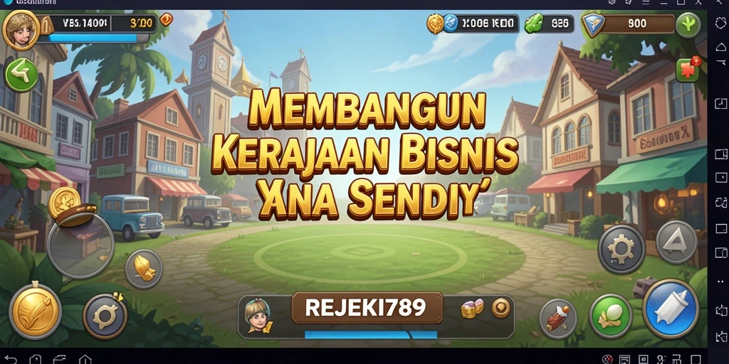 Tampilan gameplay <strong>REJEKI789</strong> yang seru dalam membangun bisnis.
