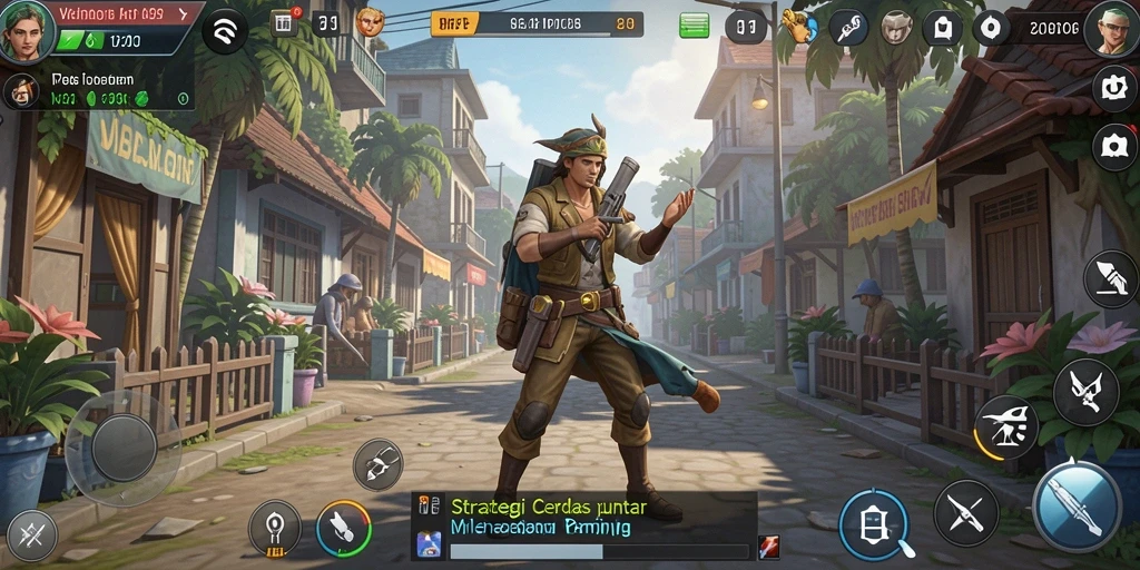 Tampilan gameplay V21 yang dinamis dan penuh strategi.